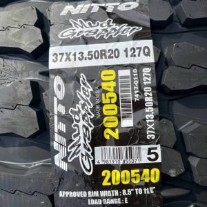 Set of 4 Brand New 37/13.50R20 Mud Grappler Tires